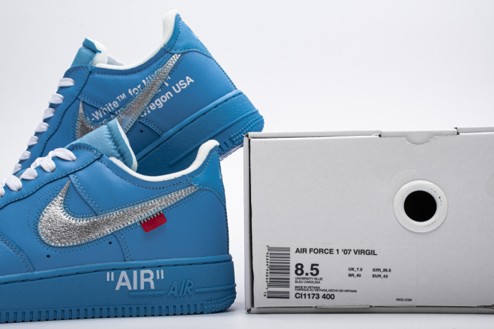 Nike Mens Air Force 1 Low CI1173 400 Off-White - MCA