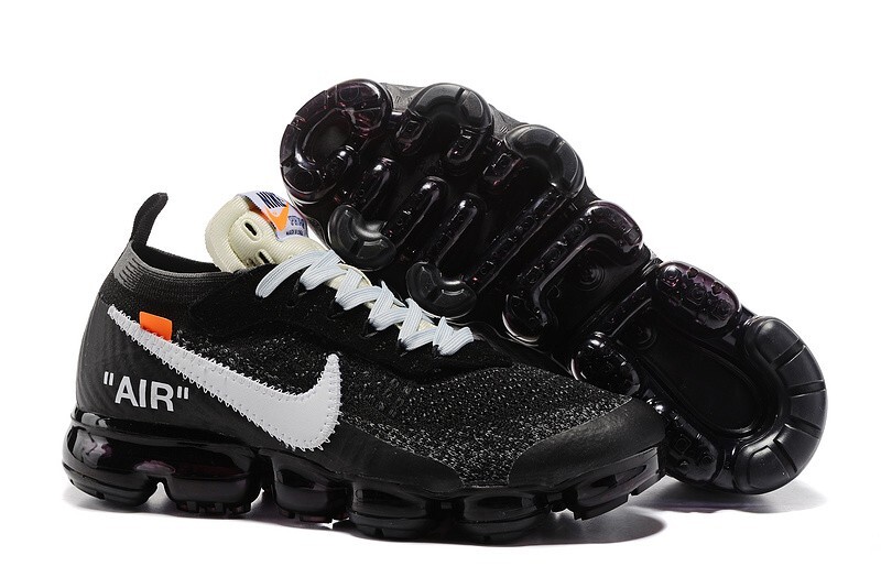 vapormax black and white mens