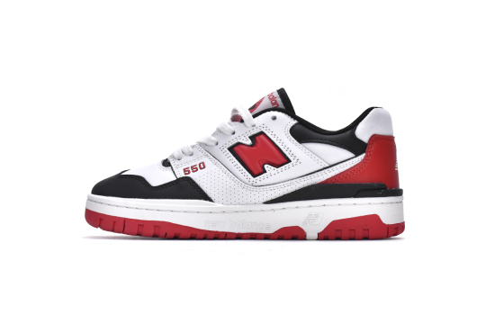 Get New Balance 550 White Team Red BB550SE1