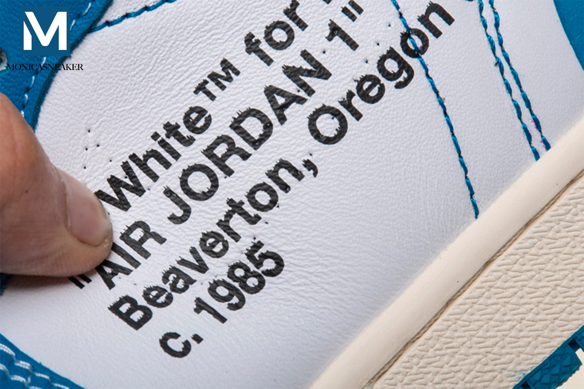 Off-White Air Jordan 1 UNC Powder Blue AQ0818-148 - Sneaker Bar Detroit