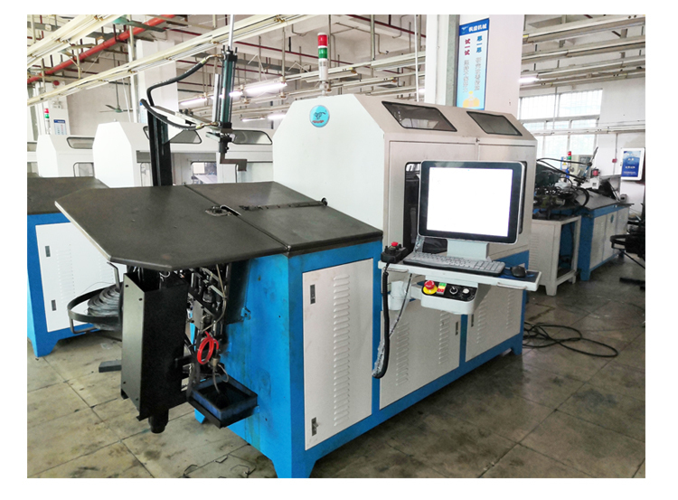 3D CNC Electric Automatic Thin Wall 2-8mm Steel Metal Sheet Wire Rod Steel Bar Forming Bending Machine  
