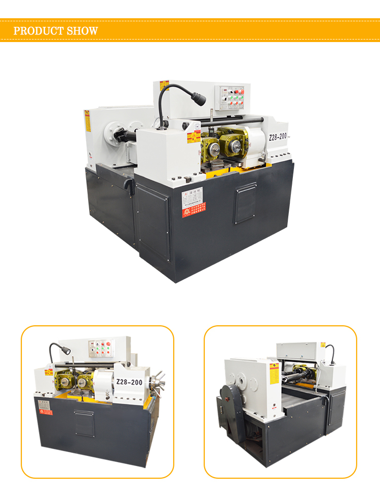 Full automatic manufacturers thread rolling machine hydraulic thread rolling machine for Metal Building Materials  