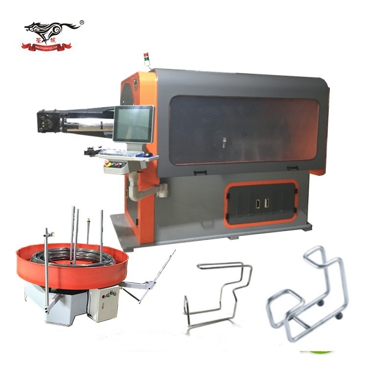 2D 3D Fully Auto CNC Metal Steel Bar Solid Wire Bending Machine 3 axis 5 Axis forming  