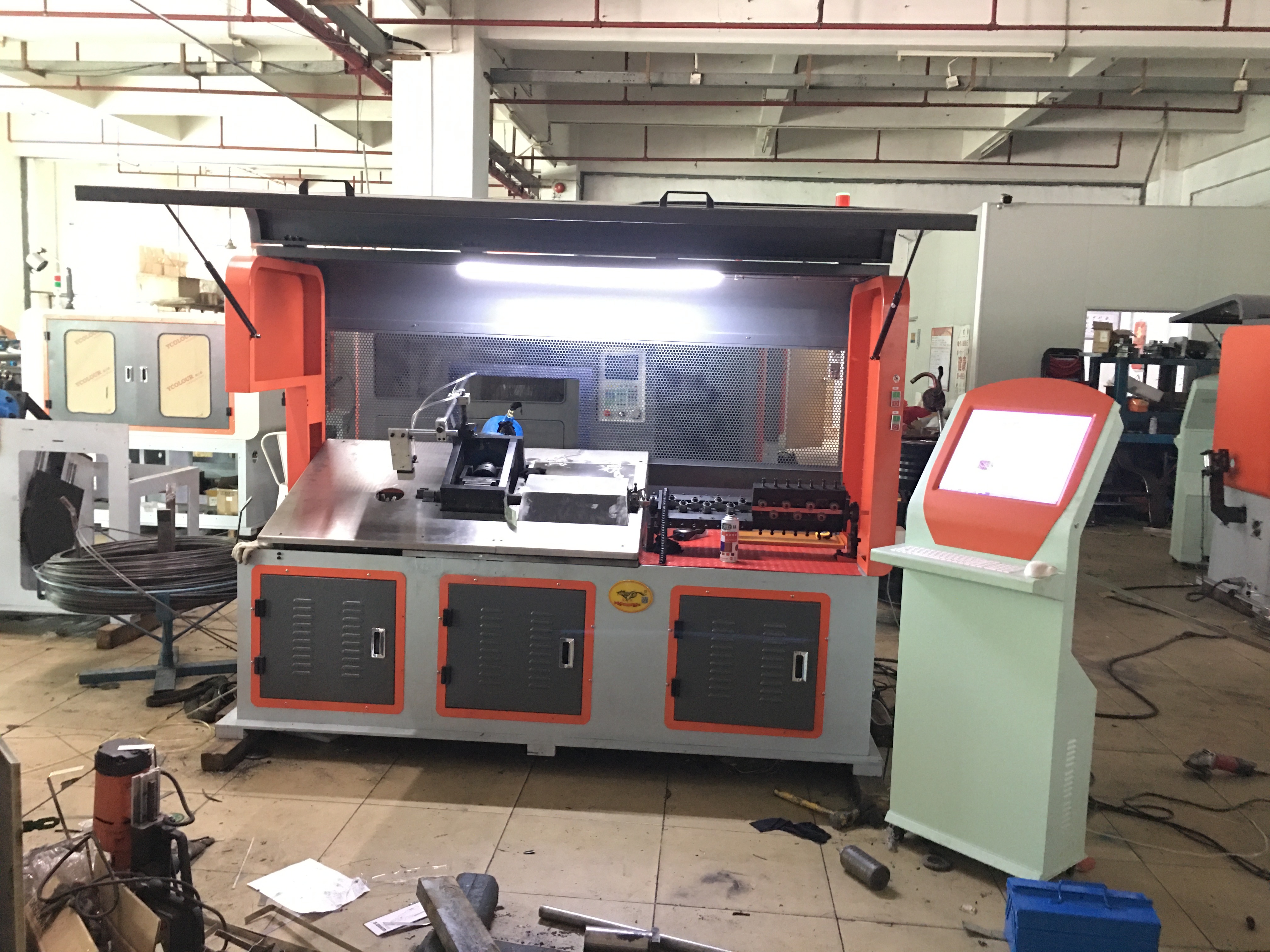 2D CNC Wire Bending Machine CNC Automatic Wire Bending Machine Wire Forming Machine CAD Import New Product  Stainless Steel  