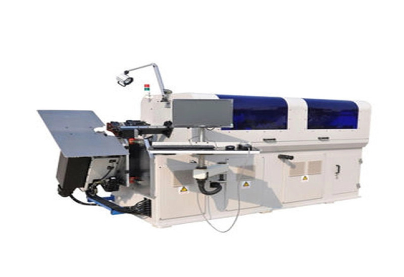 What is the difference between a press brake and a wire forming machine?