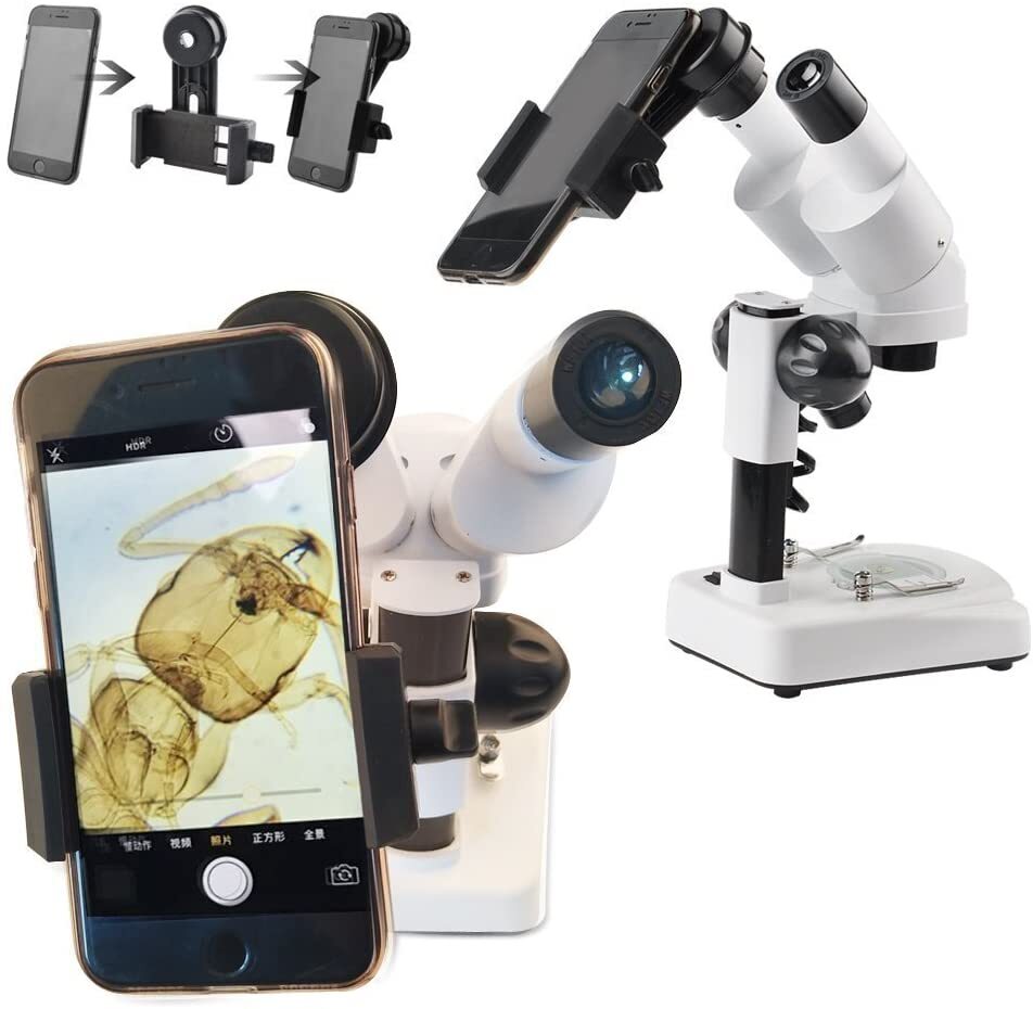 Microscope avec support Smartphone