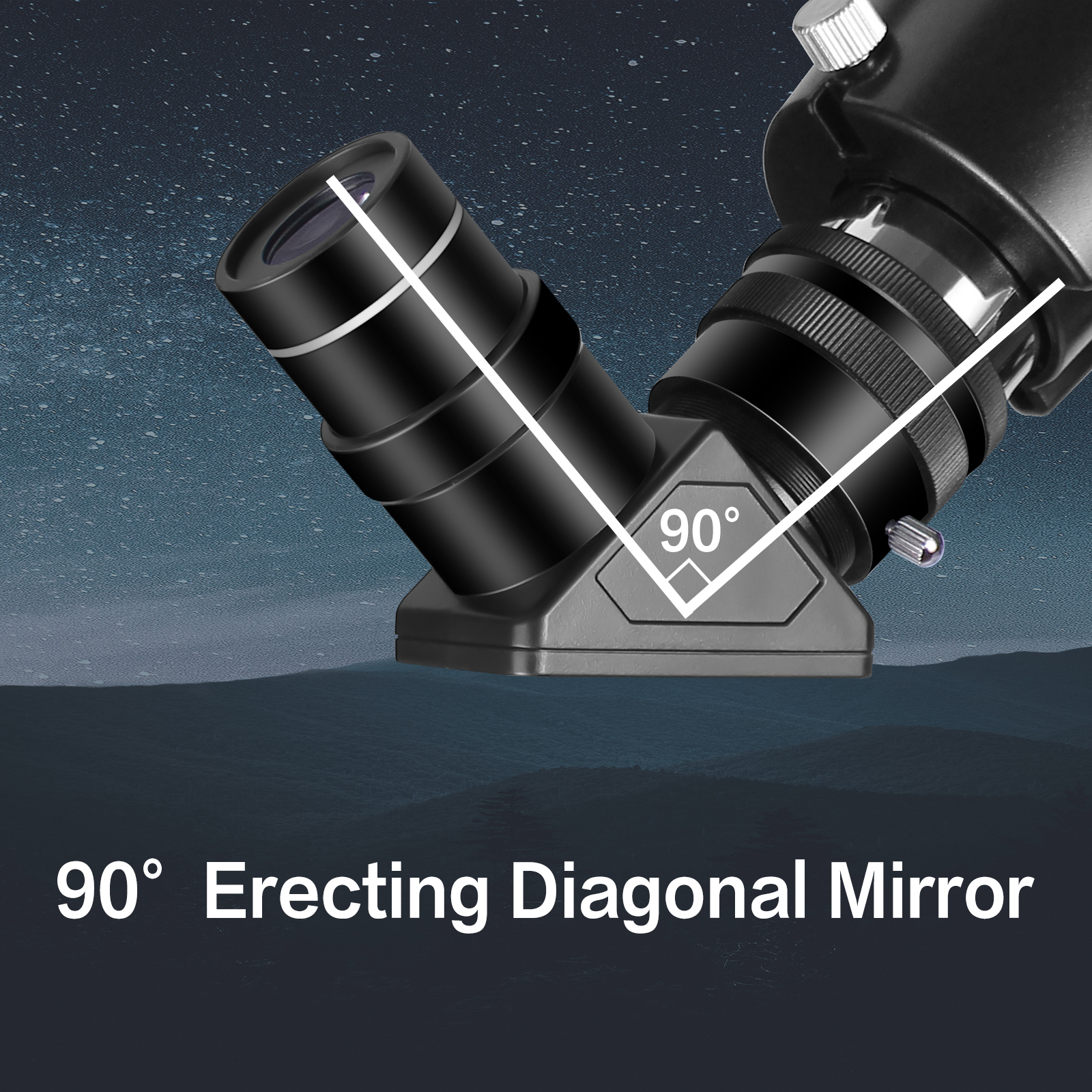 80mm Aperture Refractor Telescope With Phone Adapter - Professional QQ