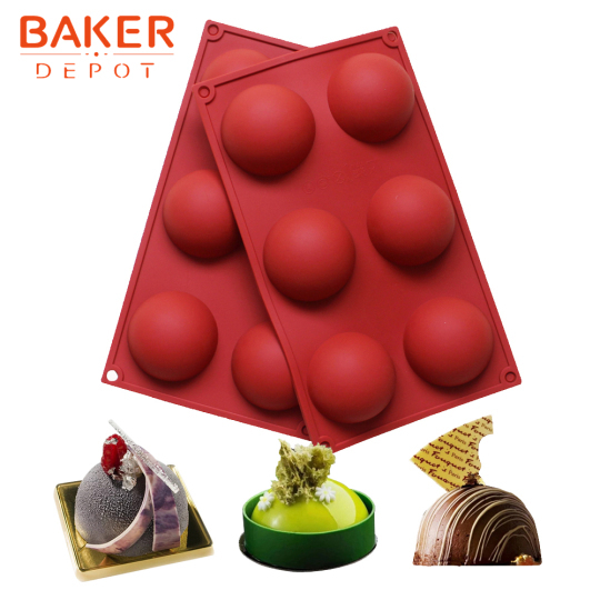 BAKER DEPOT 3 Pack Big Easter Egg Mold 6 Cavity Big Eggs Shape Silicone  Molds For Chocolate Bombs Cake Bakeware DIY Handmade Soap Tool