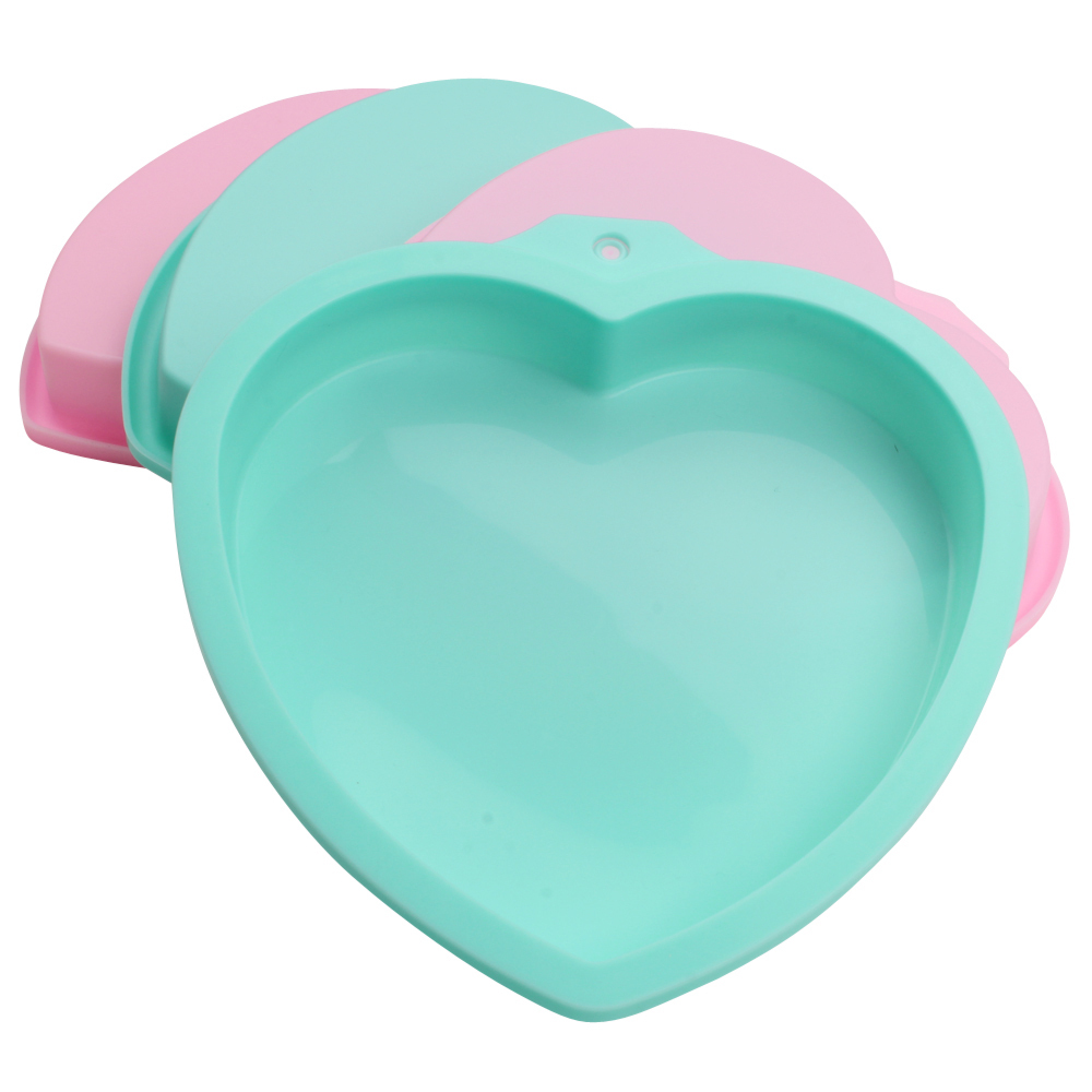 Crouton Silicone Bakeware Red Heart Molds