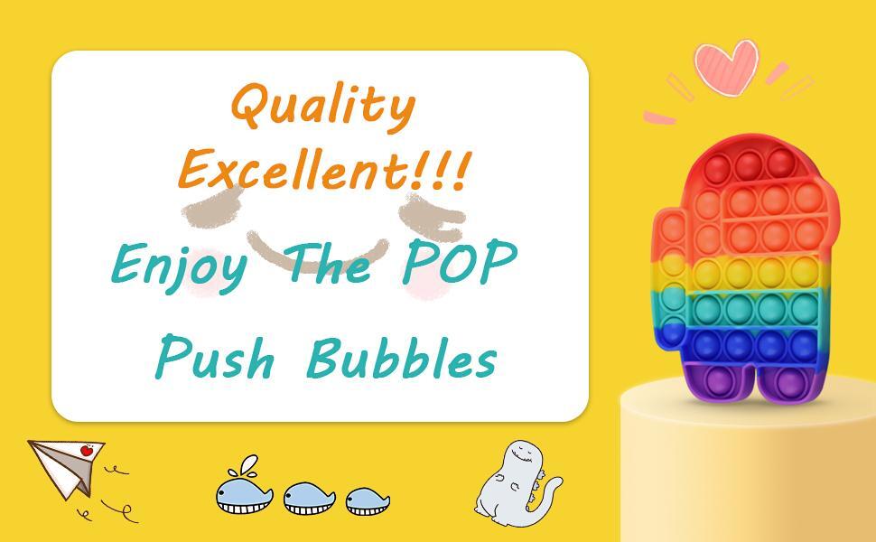 pop bubbles it among us fidget toy