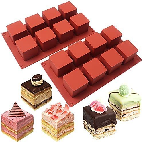 Square Silicone Entremet Mousse Mold