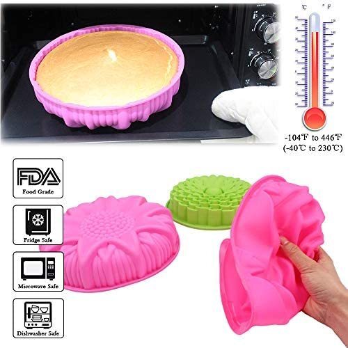 Silicone and ceramic round cake mould - Lékué