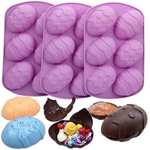Easter Egg Mold  Egg Silicone Cake Mold for Easter Cocoa Bombs