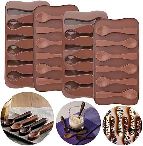 Hot Chocolate Spoon Mold Candy Cane Spoons Mold Peppermint Spoons