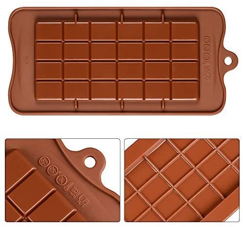  Fimary 200+2 Pcs Break Apart Chocolate Molds Silicone