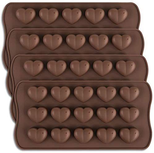 Heart Shaped Silicone Chocolate Mold, Chocolate Molds