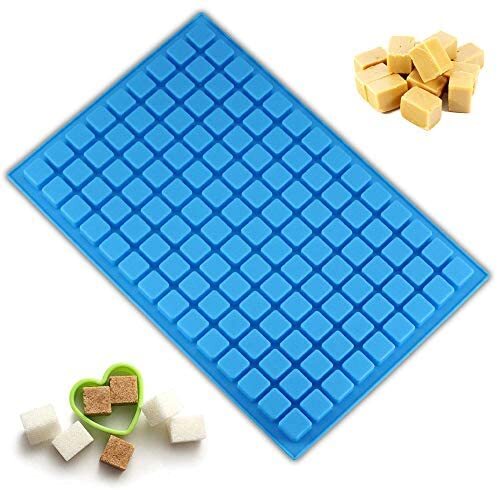 126 Cavity Square Silicone Mold Mini Candy Molds for Chocolate Gummy Ice  Cube Jelly Truffles Pralines Caramels Ganache Random Color