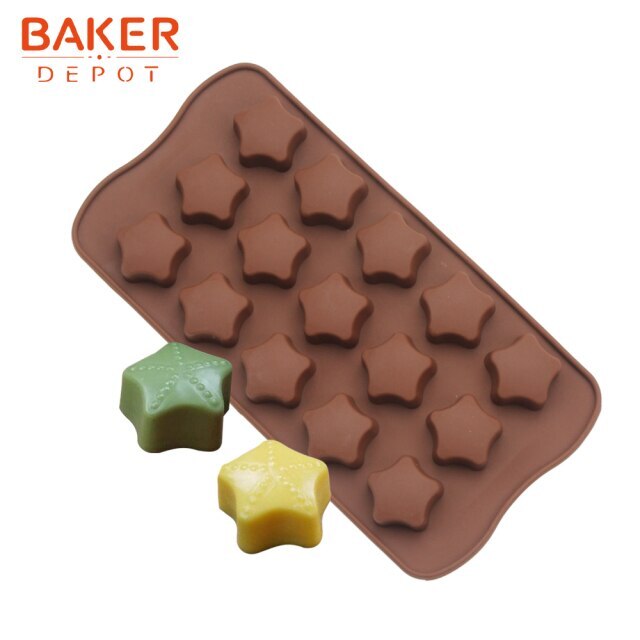 DIY Star Shape Silicone Mold Cake Baking Tools chocolate fondant mold decoratYG