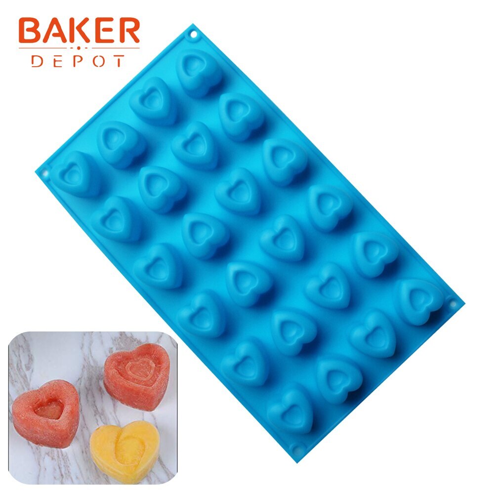 Yummy Gummy Molds Heart, Cloud & Waterdrop Silicone Mold 2