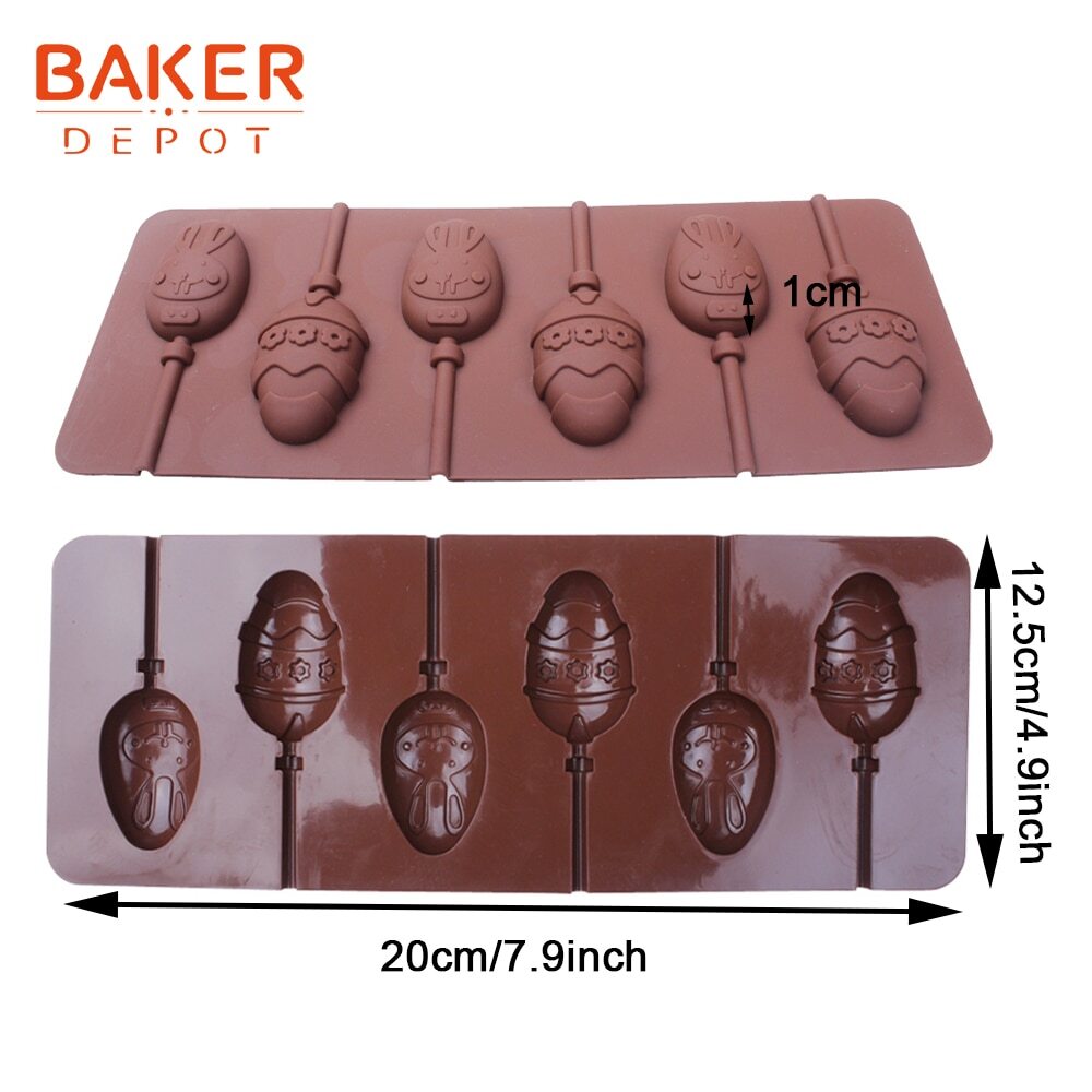 solacol Cake Molds for Baking Shapes Silicone Chocolate Candy Molds  Silicone Baking Molds for Cake Brownies Topper Easter Chocolate Candy 