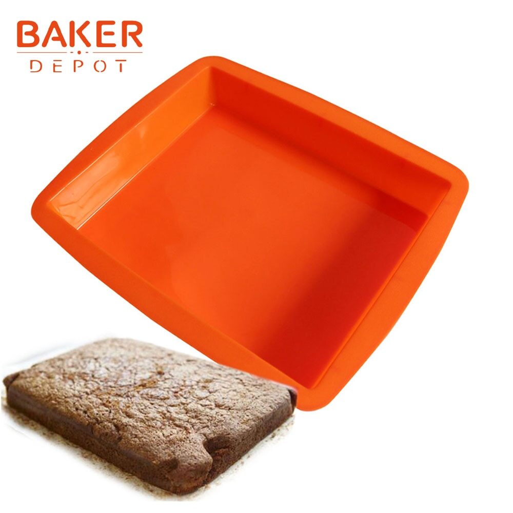 BAKER DEPOT 500ML Silicone Mold for Handmade Soap Mold Toast Mold