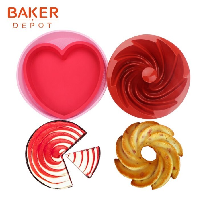 Silicone Form Baking 3d Heart, Heart Silicone Mold Pastry