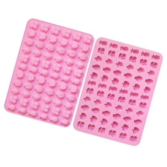 Silicone Mold Gummy Tray Candy  Silicon Mold Jelly Fruits - 66