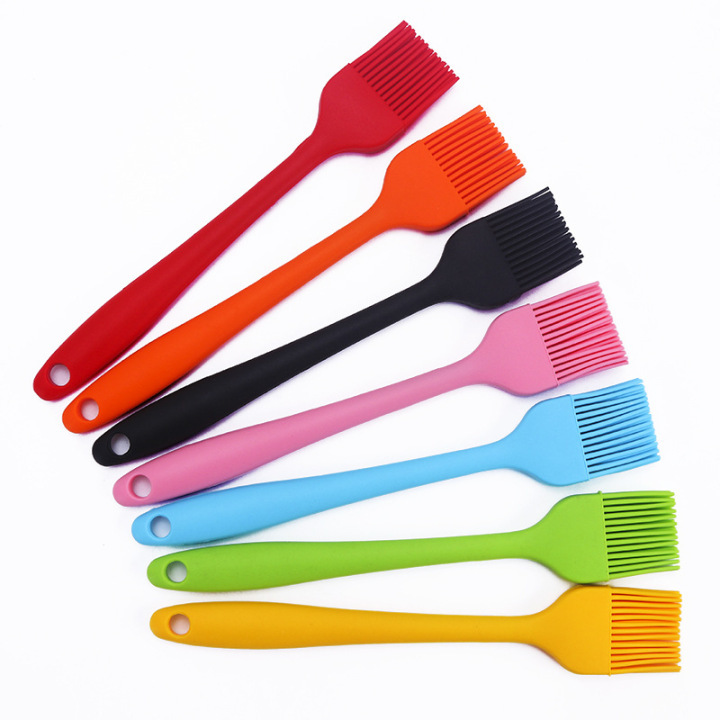 1pc Red Silicone Basting Brush For Bbq, Cake, Bread, Butter, Kitchen  Cooking, Bbq Accessory, Kitchen Tool