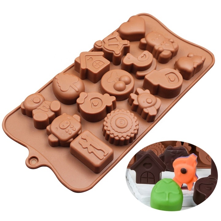 Food Grade Silicone Molds for Wax Melts Break-Apart Chocolate