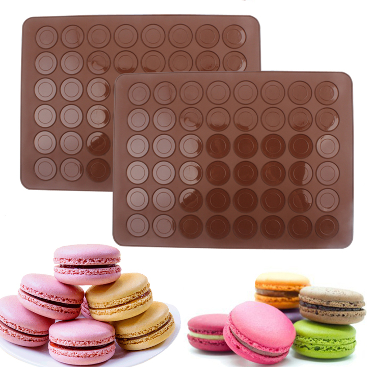 Macaron Silicone Mat Baking Mold Almond muffin chocolate chip cookies
