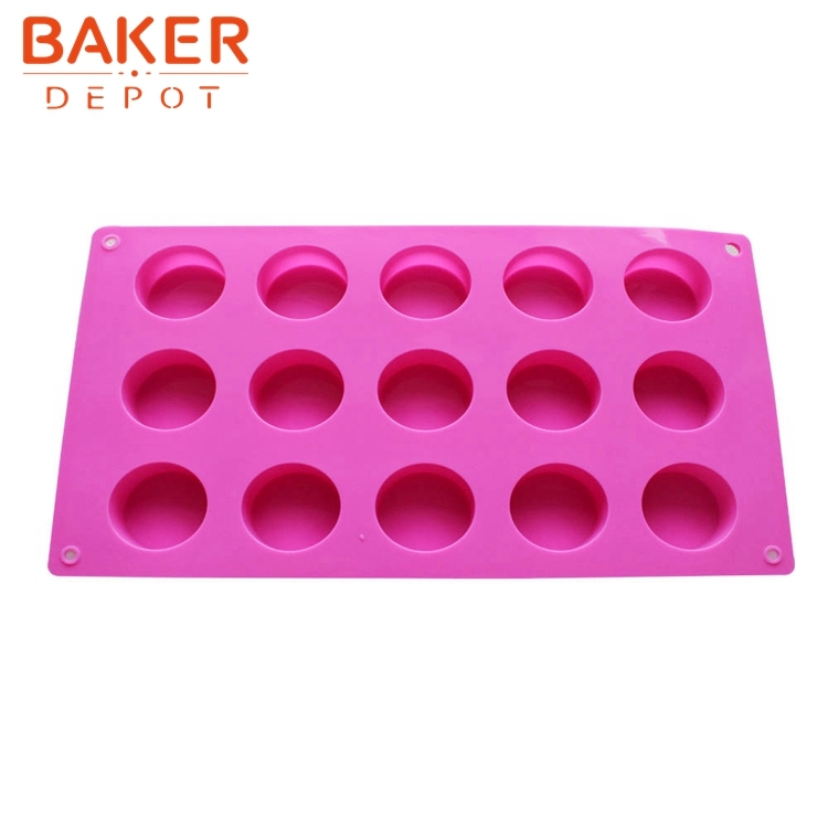 Cylinder Silicone Cake Soap Jelly Cube Ice Tray Molds