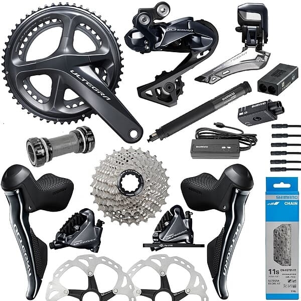 DISC DISK ROAD SHIMANO ULTEGRA R8070 DI2 HYDRAULIC GROUPSET for Sale at