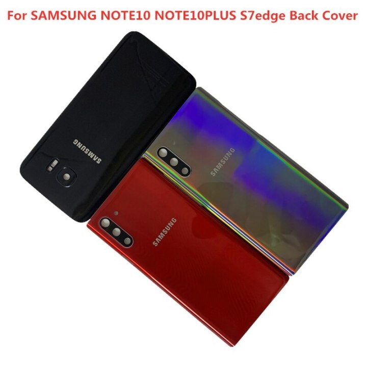 Samsung Back Cover Replacement With Logo With Camera Lens With Adahesive