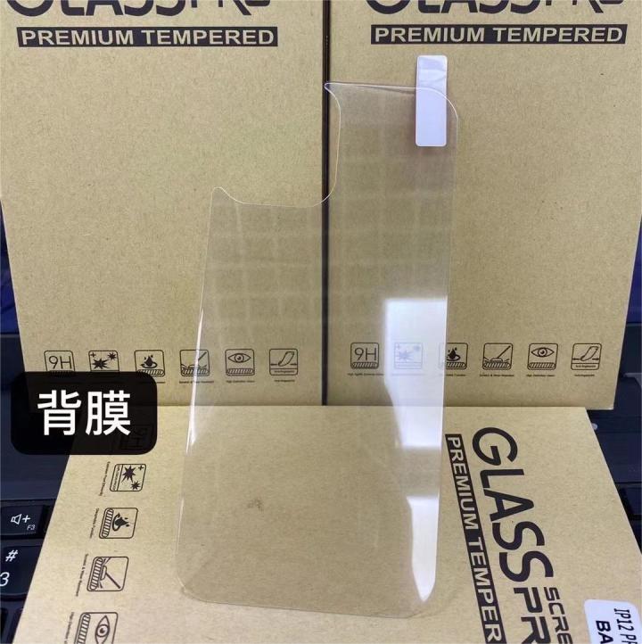 Back Glass Clear Tempered Glass Protector