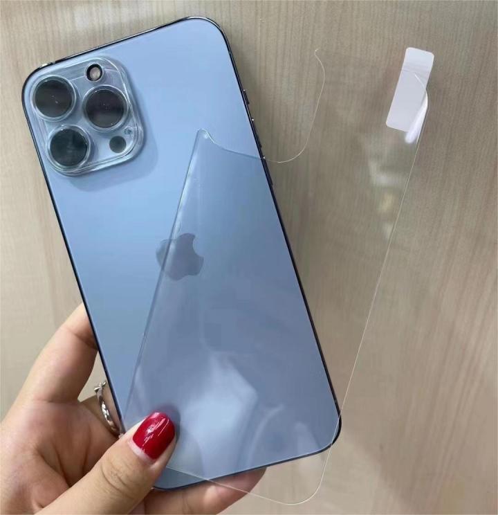 Back Glass Clear Tempered Glass Protector