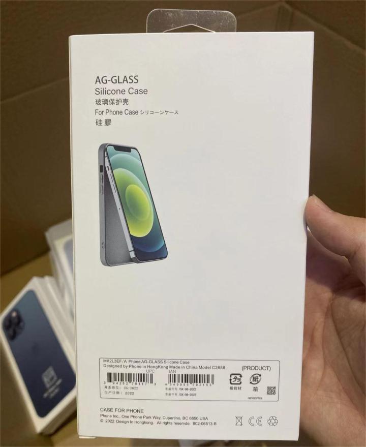 Original AG Matte Back Glass With Camera Protector With Apple Logo