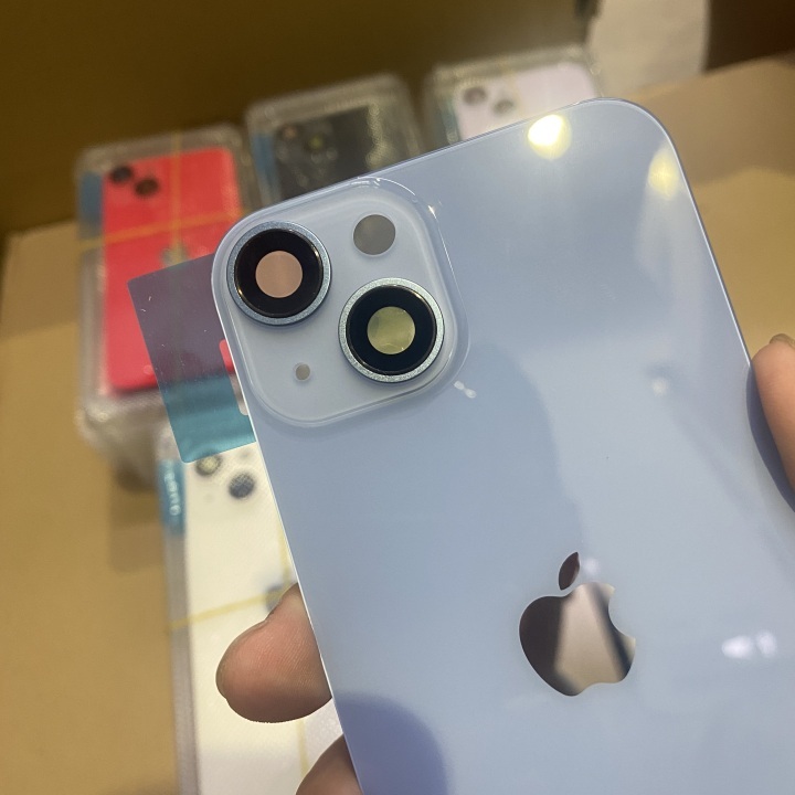 iPhone16 Back Glass Replacement With Metal Plate With Camera Lens With MagSafe Circle