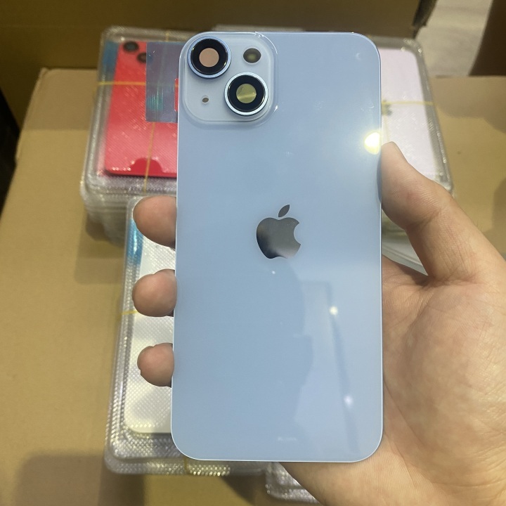 iPhone16 Back Glass Replacement With Metal Plate With Camera Lens With MagSafe Circle