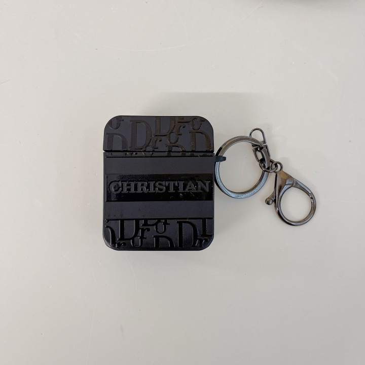 AirPods Cover Dior Black Printing Embossment Full Cover