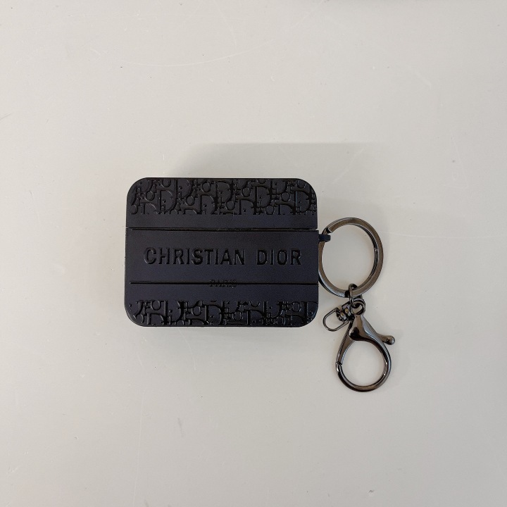 AirPods Cover Dior Black Printing Embossment Full Cover