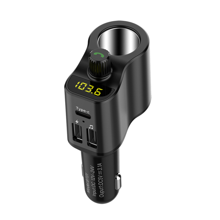 BT01 Car Charger MP3 Player FM Transmitter Hands-Free