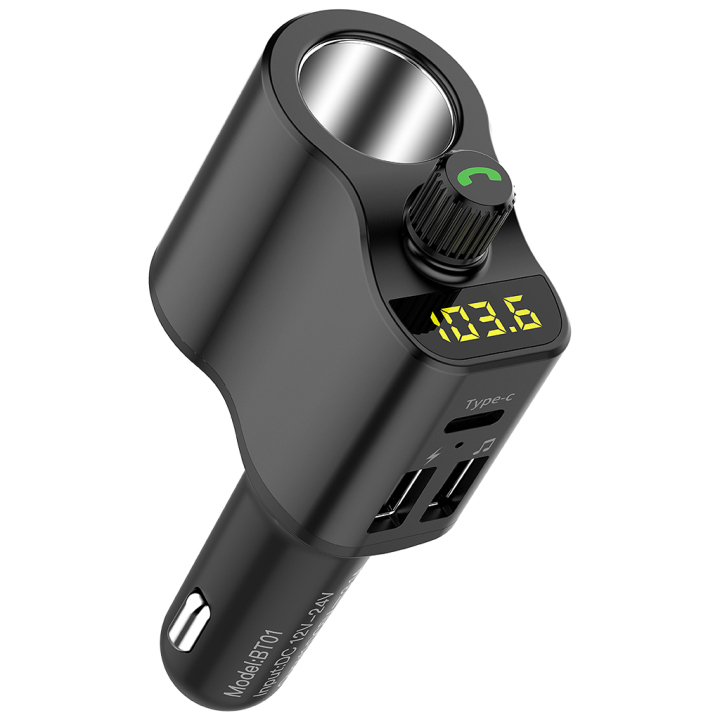 BT01 Car Charger MP3 Player FM Transmitter Hands-Free