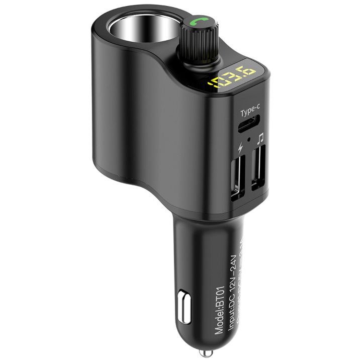 BT01 Car Charger MP3 Player FM Transmitter Hands-Free