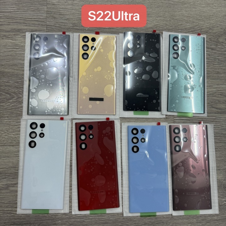 Samsung Galaxy S Series Back Cover With Camera Lens Adhesive Logo