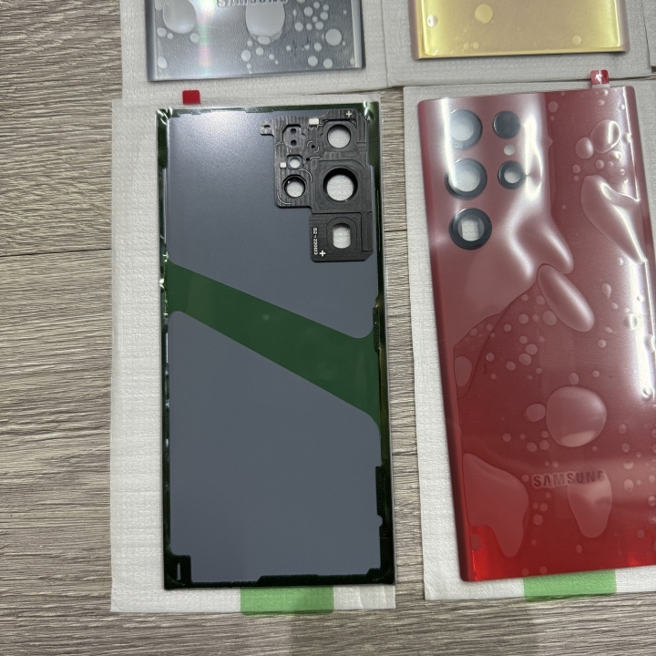 Samsung Galaxy S Series Back Cover With Camera Lens Adhesive Logo
