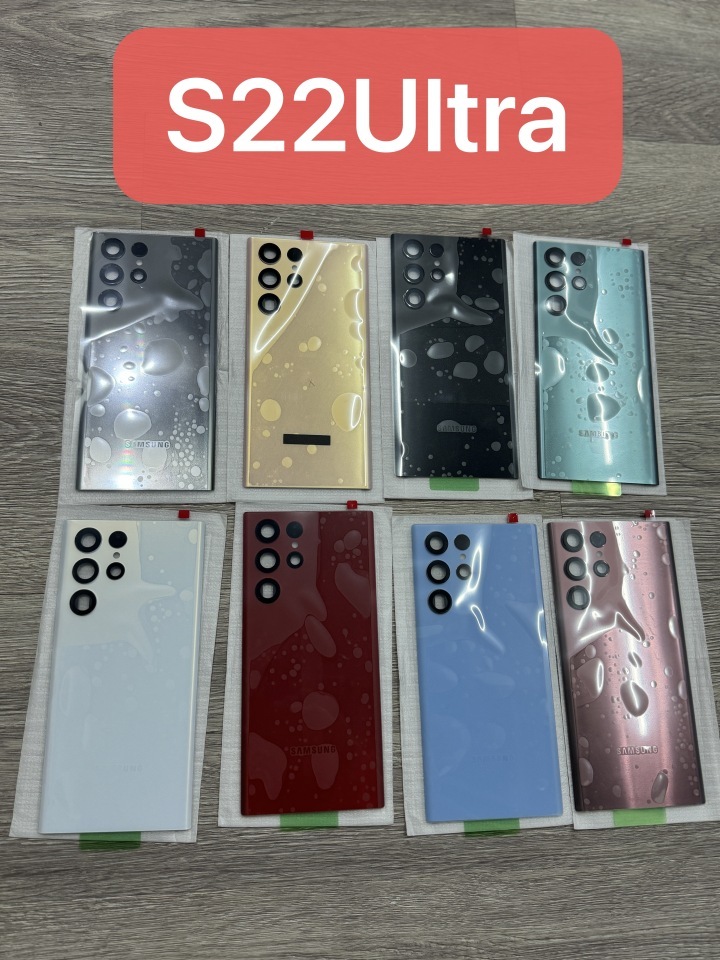 Samsung Galaxy S Series Back Cover With Camera Lens Adhesive Logo