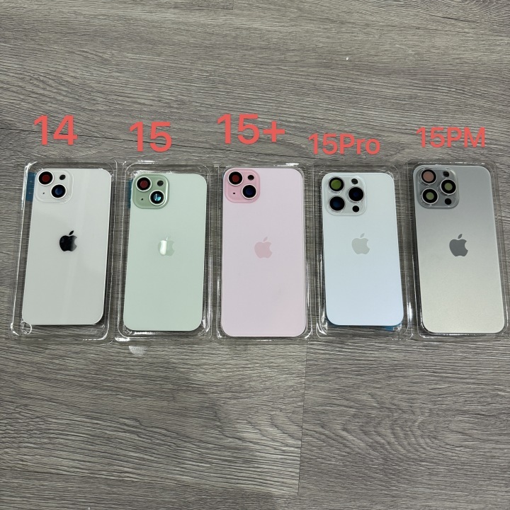 iPhone16 Back Glass Replacement With Metal Plate With Camera Lens With MagSafe Circle