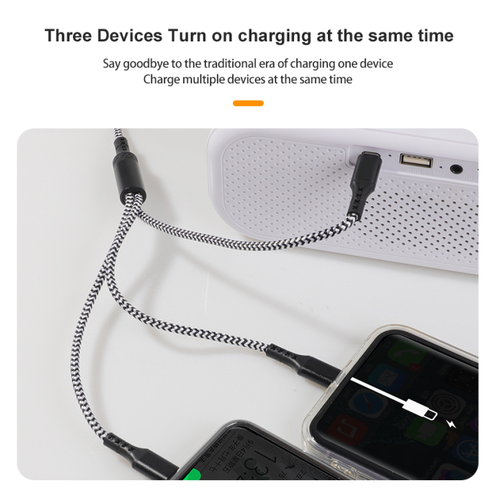 UCA116 iPhone 5 In 1 Data Charging Cable Braided With Box