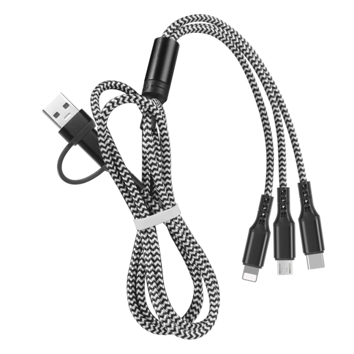 UCA116 iPhone 5 In 1 Data Charging Cable Braided With Box