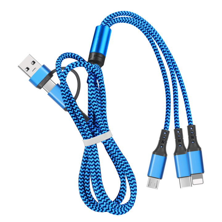 UCA116 iPhone 5 In 1 Data Charging Cable Braided With Box